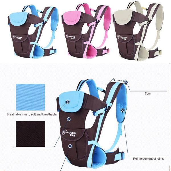 

carriers, slings & backpacks multifunctional baby carrier 0-30 months ergonomic kids sling backpack pouch wrap front facing infant bag
