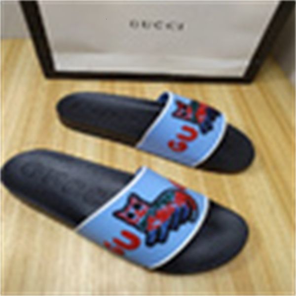 

brand designer luxury gjjz women and men sandals slippers slides sneakers loafers sandals 35-46, Black