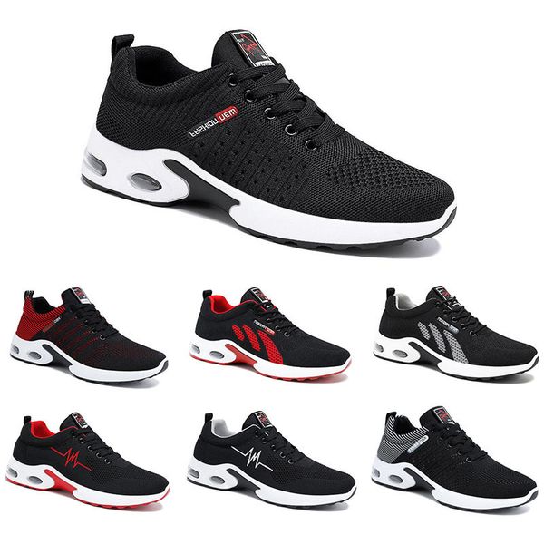 

breathable mens running shoes color black blue grey red outdoor non-slip runner sport sneakers size 39-44
