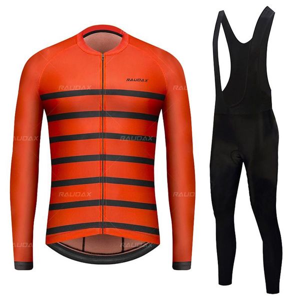 

racing sets autumn/spring men's long sleeve stripe set team runing jerseys ropa ciclismo breathable offroad mountain mtb cycling clothi, Black;blue