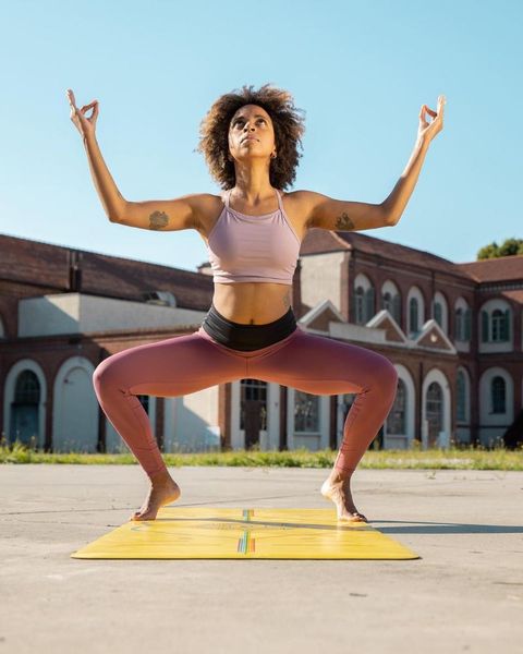 

yoga mats accessories rainbow printed pu durable and professional