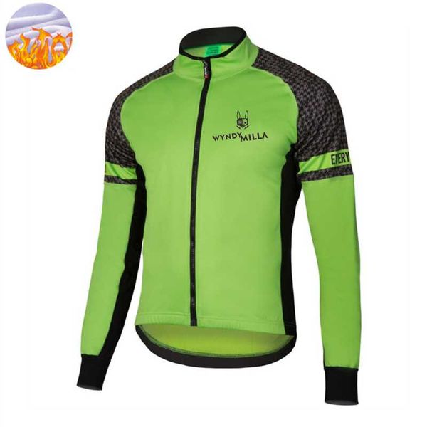 

racing jackets wyndymilla winter cycling jacket mtb jersey fleece flannel long sleeve cashmere bike cycle coat ciclismo windproof warm, Black;red