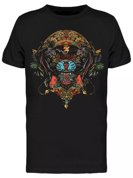 

Black Panther Sun Calendar Tee Men's -Image by Shutterstock, White;black
