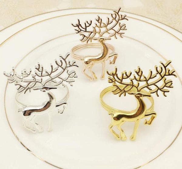 

napkin rings christmas holder alloy cute durable delicate deer ring for bar restaurant party dinner