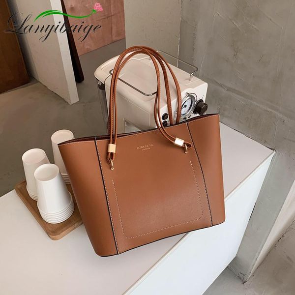 

evening bags tote bag elegant intellectual female leather shoulder large capacity travel for women
