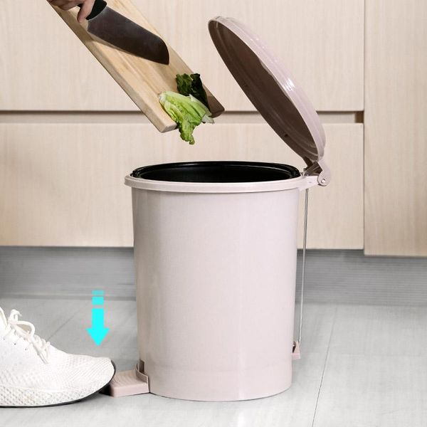 

waste bins large garbage bin with lid household toilet bathroom creative footstep trash can kitchen storage basket