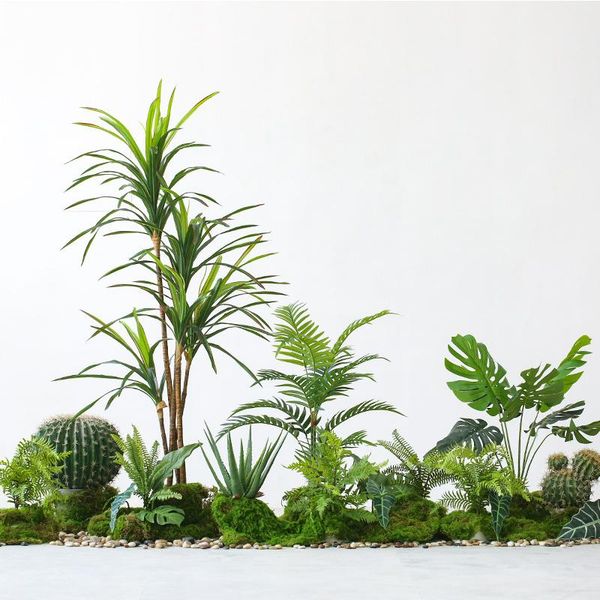 

decorative flowers & wreaths artificial plant decoration large floor false green landscape under the stairs home el indoor potted ornament