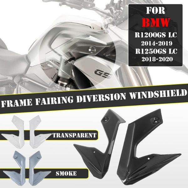 

motorcycle windshield for r1200gs r1250gs r 1250gs r1200 r1250 gs lc 2021-on frame fairing diversion windscreen deflectors