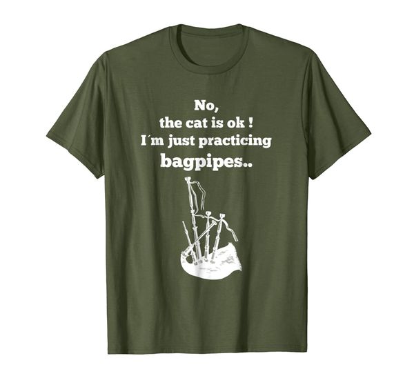 

Funny Im just practicing Bagpipe T-Shirt for Bagpipers, Mainly pictures