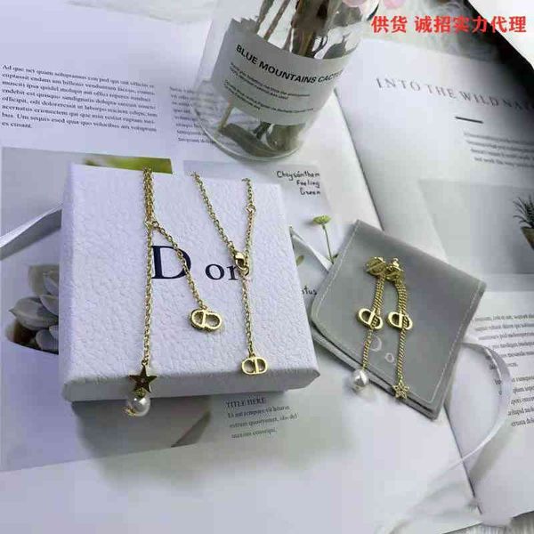 

factory specials fashion new tassel earrings net red pearl necklace female, Silver