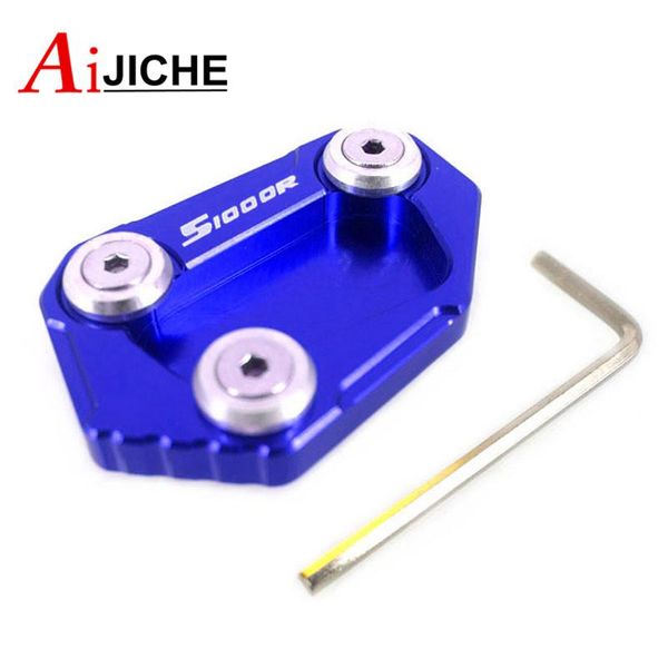 

parts for s1000r s1000 r s 1000r 2014 2021 motorcycle cnc kickstand foot side extension pad support plate enlarge stand