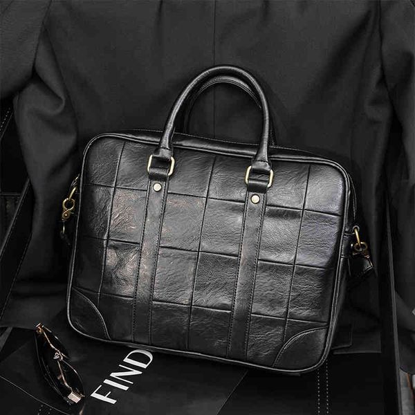 

square business handbag men's leisure bag fashion computer briefcase