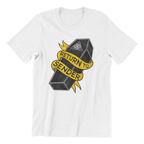 

men's t-shirts t-shirt return to sender games harajuku anime mens clothes 91565, White;black