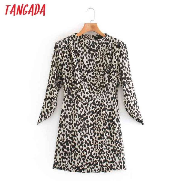 

autumn winter women leopard dress ladies mini vestidos 2w46 210416, Black;gray