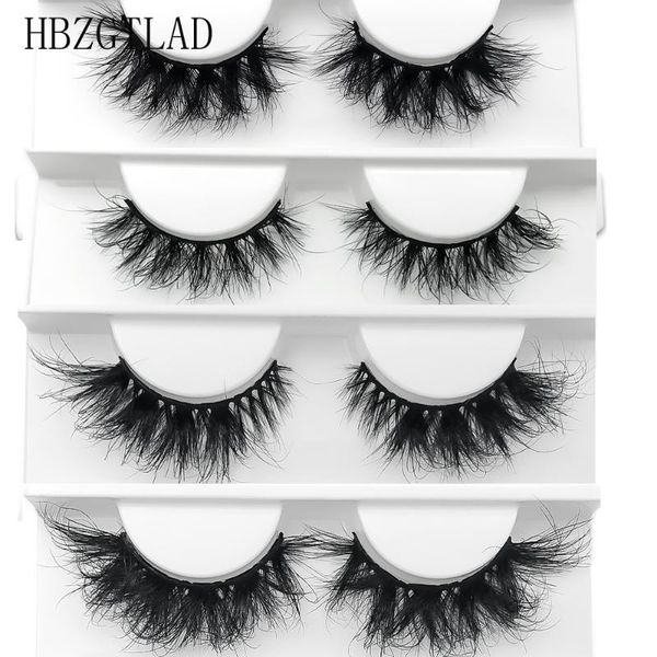 

false eyelashes 1pairs super fluffy wholesale short wispy mink bulk makeup lashes 3d strip dramatic reusable
