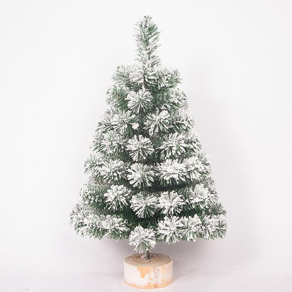 

christmas decorations scene decoration venue layout artificial tree ornaments 45cm kids gifts flocking mini simulation