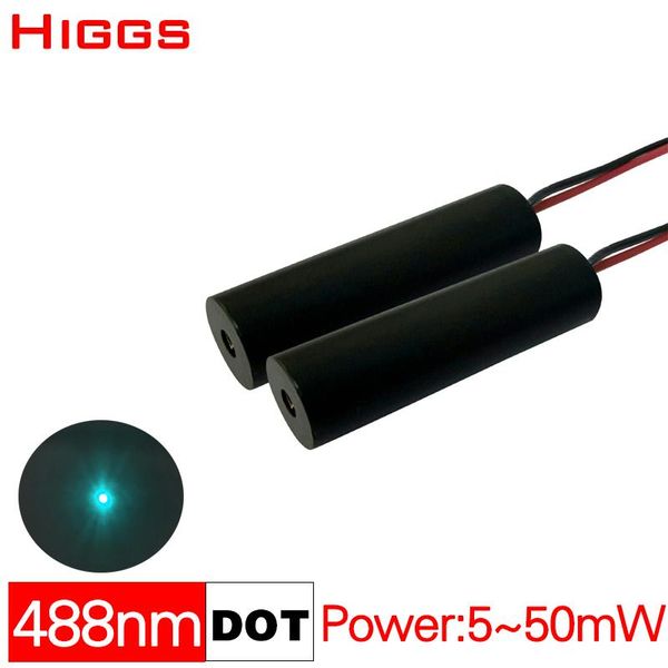 

488nm 5mw 20mw 50mw dot laser module dc 6v wathet blue cyan light equipment devices customizable portable lanterns