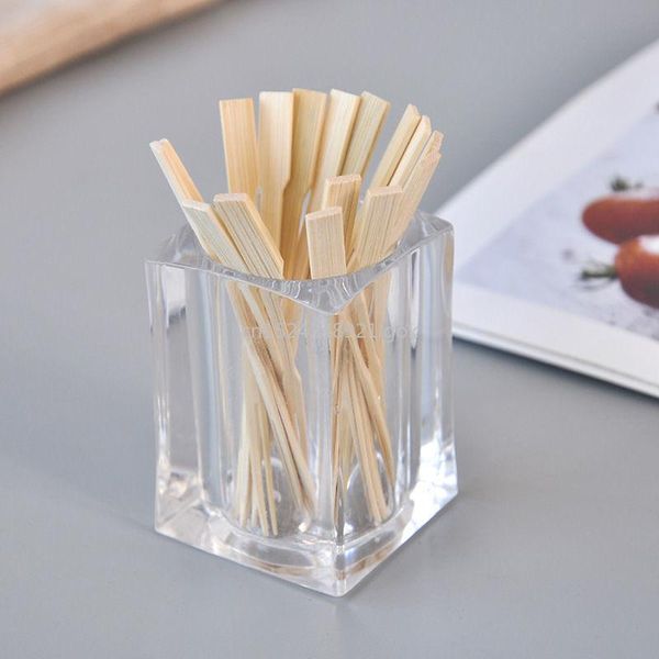 

forks fruit fork disposable bamboo original color inserts household ktv taste