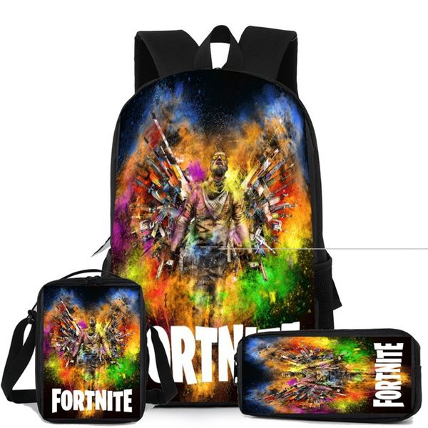 

oxford bag fortnite fort night backpacks high capacity three piece schoolbag for school students