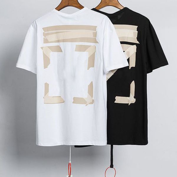 Designer t-shirt Moda Uomo T-shirt Luxury Offs Tuta t-shirt Lettere Arrow x Stampa Casual Offes T-shirt Abbigliamento Tute Donna Pantaloncini Corti Tops Tees