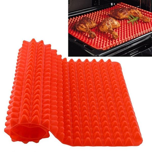 

tools & accessories pyramid pan baking mat reusable nonstick silicone heat-resistance mould cooking oven tray