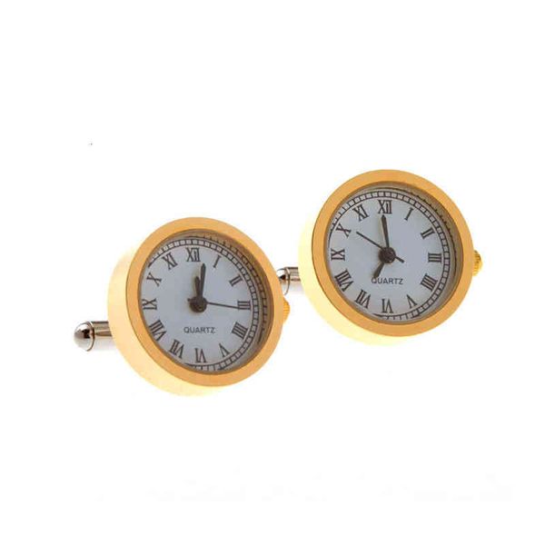 

watch cufflinks men's and women's french shirt movement sleeve nails, Silver;golden