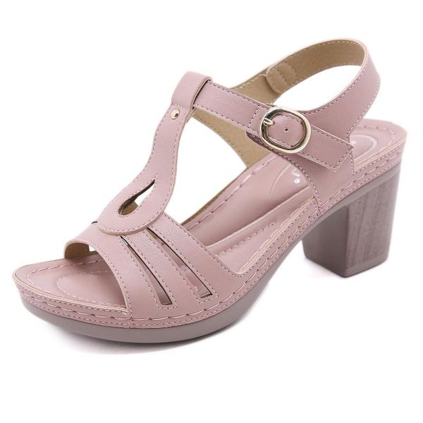 

women's sandals platform roman shoes 2021 outdoor casual dress, Black