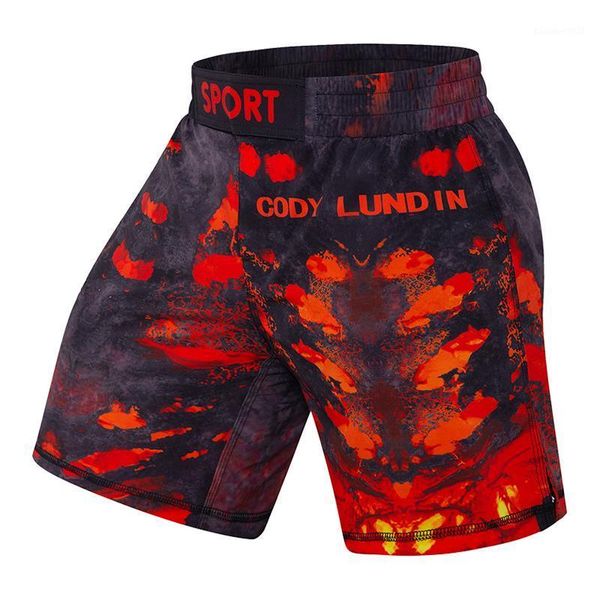 

men's shorts design sport pants mma custom oem training wear, White;black
