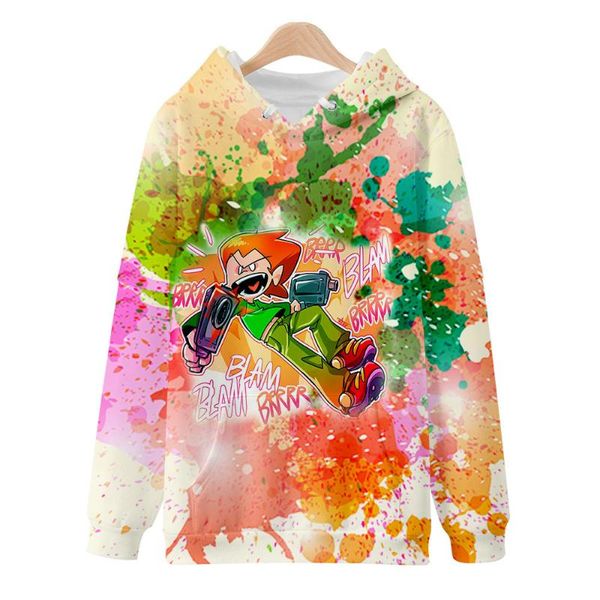 

men's hoodies & sweatshirts 2021 friday night funkin 3d print casual style women/men hip hop comfatable hooded clothes, Black