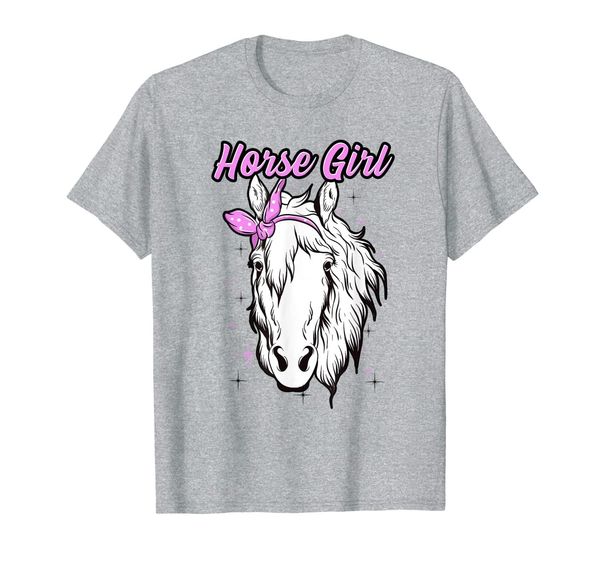 

horse girl horseback riding equestrian t-shirt, White;black
