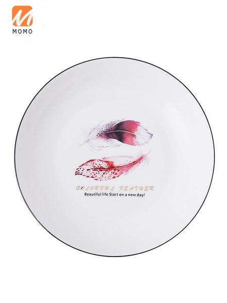 

japanese creative ceramic tableware breakfast plate western cuisine household dinner fruitdish vegetables salad dish storage bottles & jars