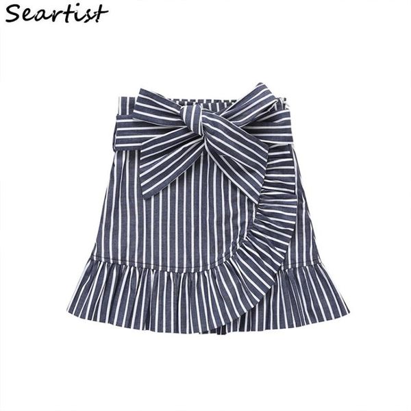 

skirts seartist baby girls summer skirt striped bebes girl clothes 2021 35, Blue
