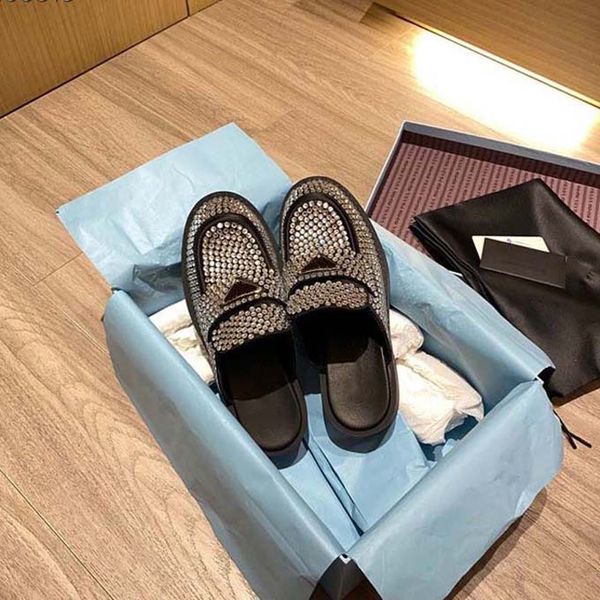 

classics quality women slippers designer shoes espadrilles sparkle with diamond sneakers printing walk sneaker canvas high platform trainers, Black