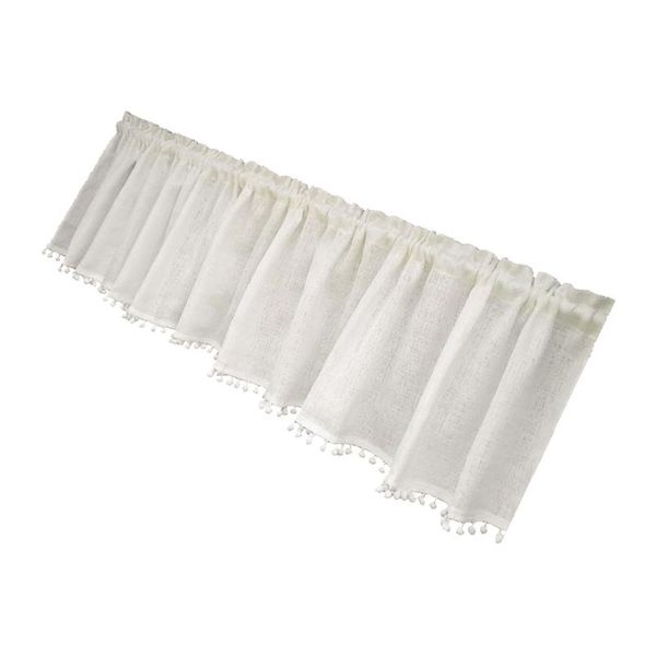 

curtain & drapes 1pc household home window cotton balls drape decor