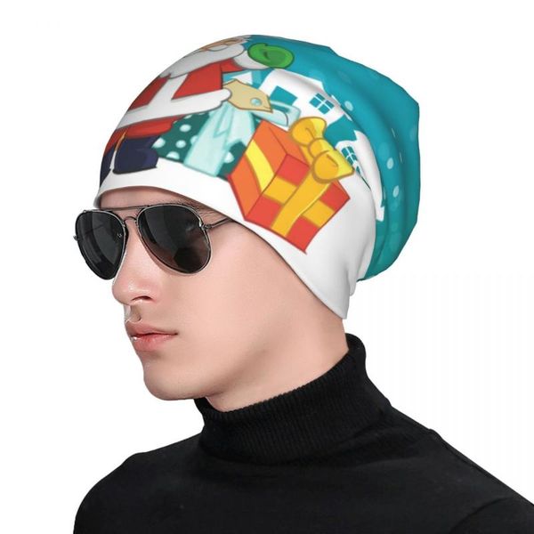 

beanies gift christmas santa tree snow bag celebration mens womans knit hat