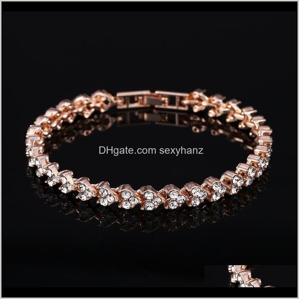 

bangle drop delivery 2021 bohopan elegant heart bangles for women fashion exquisite female bracelets shine rhinestone in jewelry sjrnk, Black