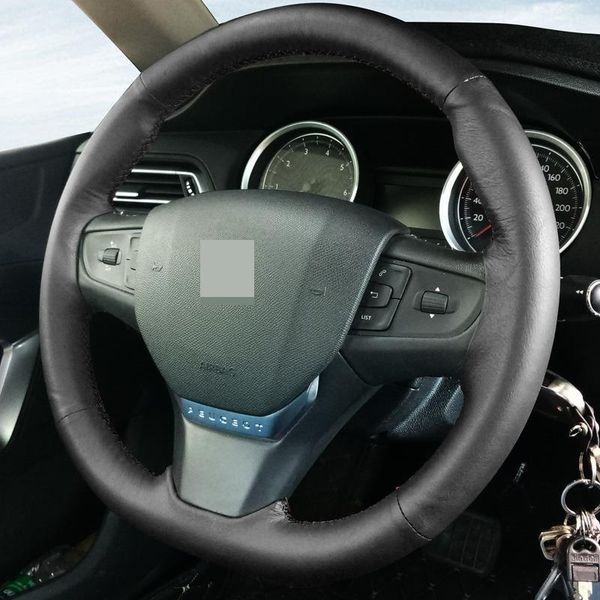 

steering wheel covers diy leather car cover for 408 accessories