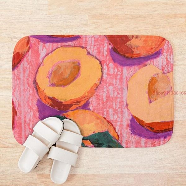

mat peaches on pink background custom one direction doormat home decor door floor bath mats foot pad