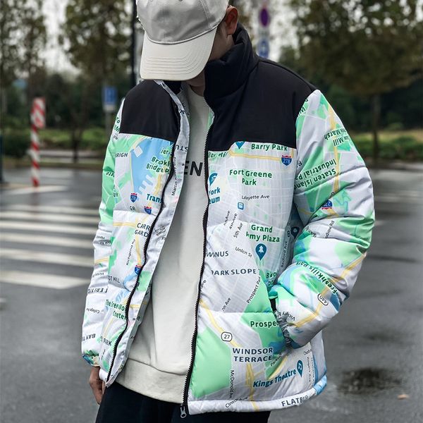 

autumn and winter limited couples cotton jacket fashionable down-jackets casual street items unique winter bread down coats, Black;brown