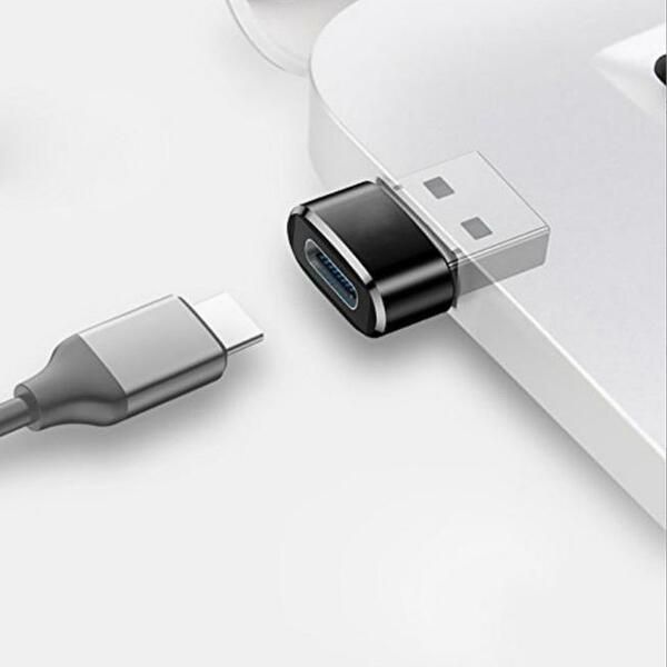 Typ-C-Buchse auf USB-OTG-Adapter, Typ-A-Stecker, Konverter A für Laptops und Typ-C-Telefone