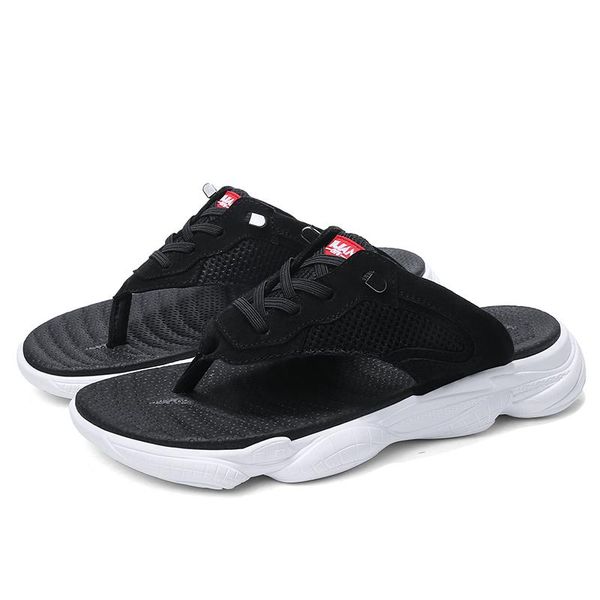 

sandals size playa luxury masculina gladiator flat beach dress rubber male sandalen sandal handmade sandales summer comfort for mens 39, Black