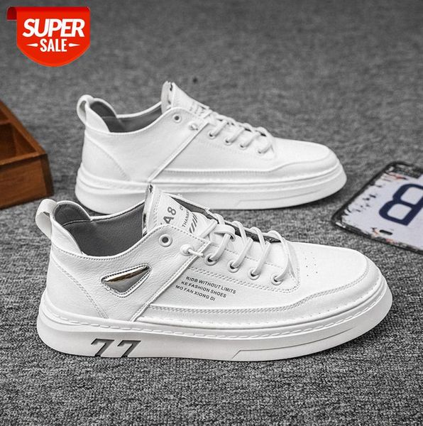 

low-men's shoes, casual white korean youth, breathable sports men #cp7w