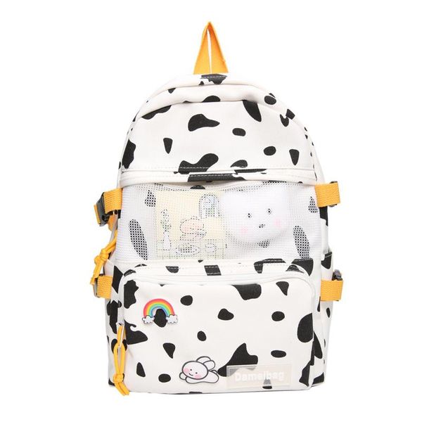 

backpack cow print canvas backpacks for school teenagers girls sac a dos fille mochila lona rugtas dames zaino scuola rugzak vrouwen