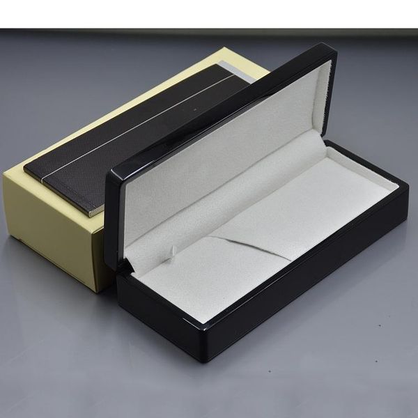 

giftpen black pencil cases wood box suit for fountain pen ballpoint & roller ball pens boxes with the warranty manual