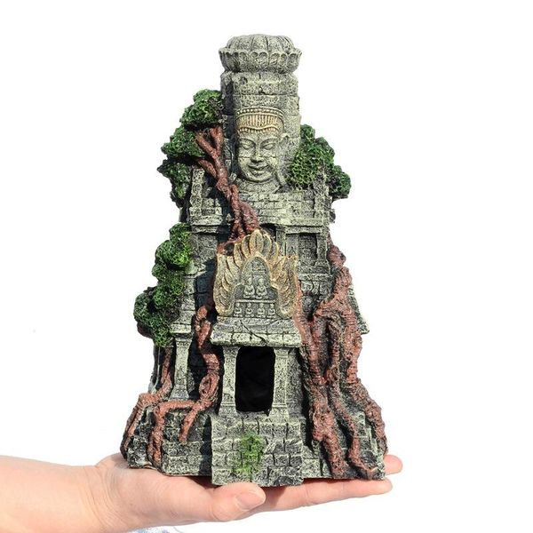 

aquarium buddha statue decoration ornaments fish shrimp shelter tank landscaping aquascape decor accessories decorations