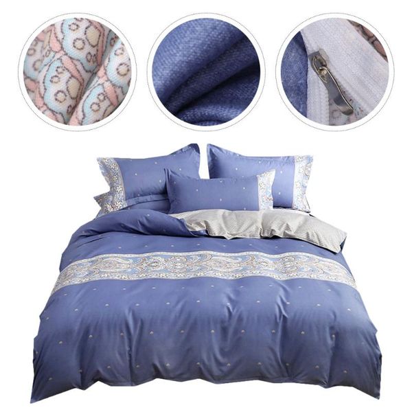 

set all cotton bed sheet quilt cover bedding kit(1.8m bed) sets