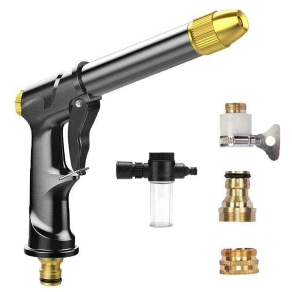 

watering equipments portable high-pressure water gun for cleaning car wash machine garden hose nozzle sprinkler foam drop