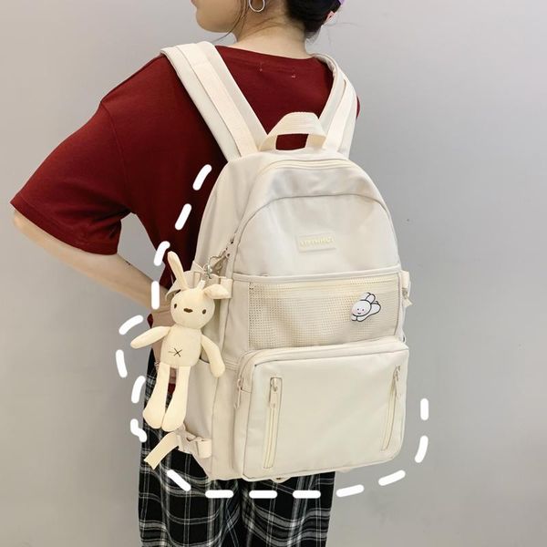 

campus japanese women's backpacks cute school student women backpack harajuku ulzzang bag for teenage girls korean ladies