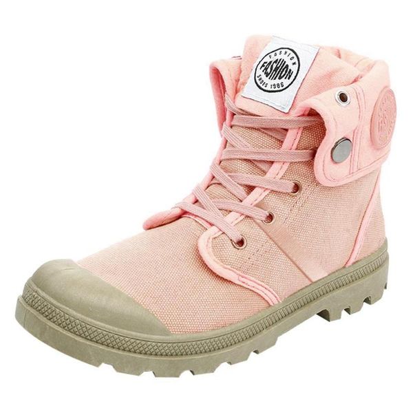 

boots 2021 women snow winter palladium style fashion lace up high-military ankle shoes casual for ladies, Black