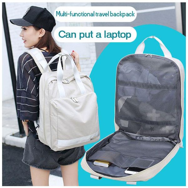 

backpack ciephia waterproof nylon casual travel backpacks women large capacity short trip men lapmultifunction roomy pocket